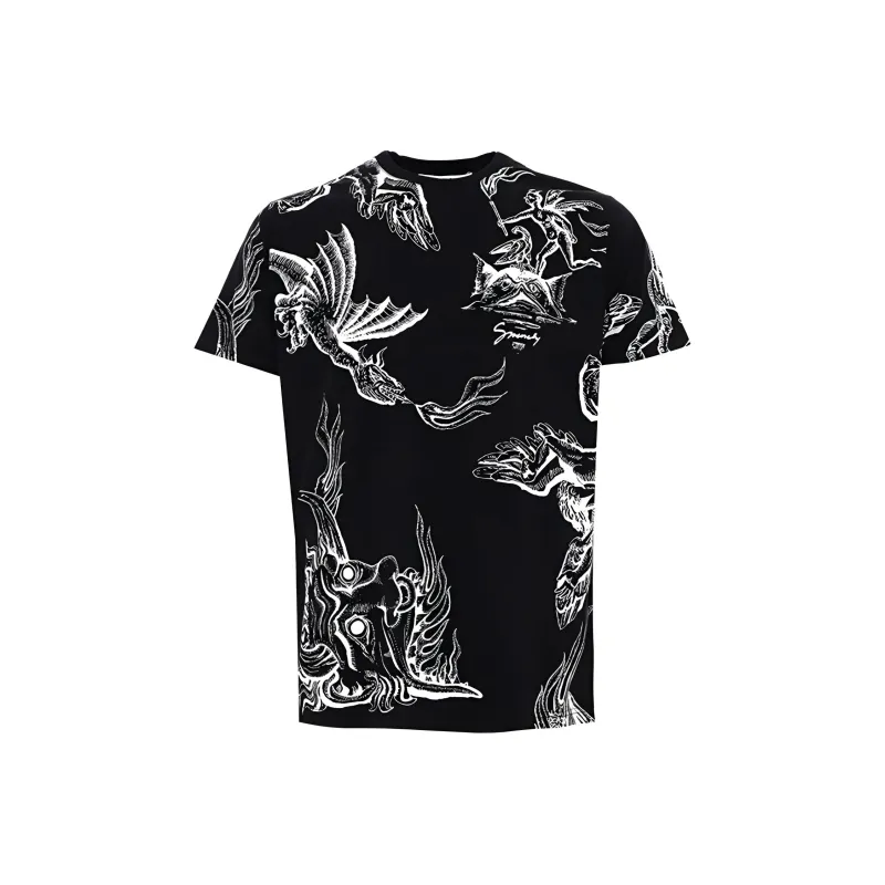 Givenchy T Shirts Men Black-0