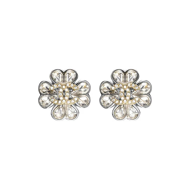 CHANEL Earrings Women's Silver-0