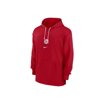 Nike Ohio State Buckeyes Sideline Jersey Men's Nike Dri FIT College Pullover Hoodie