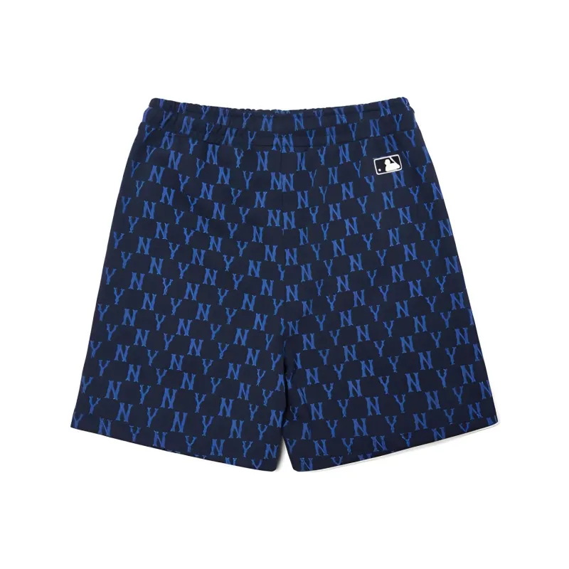 MLB Base Logo Casual Shorts Unisex Blue-1