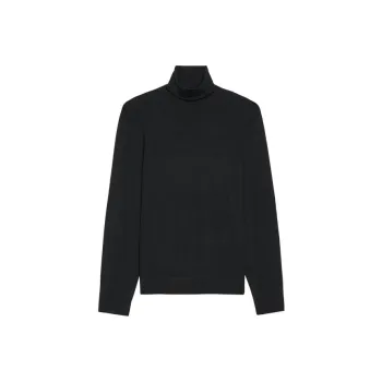 THEORY Regal Wool Knitwear Men's Black