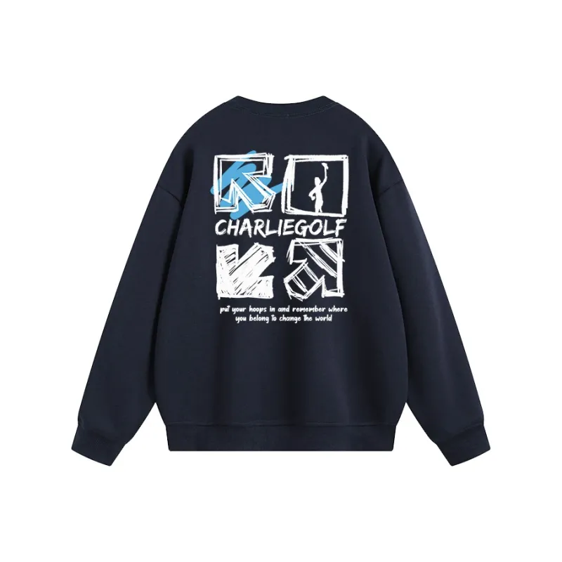 CHARLIE GOLF Sweatshirt Unisex Black-8