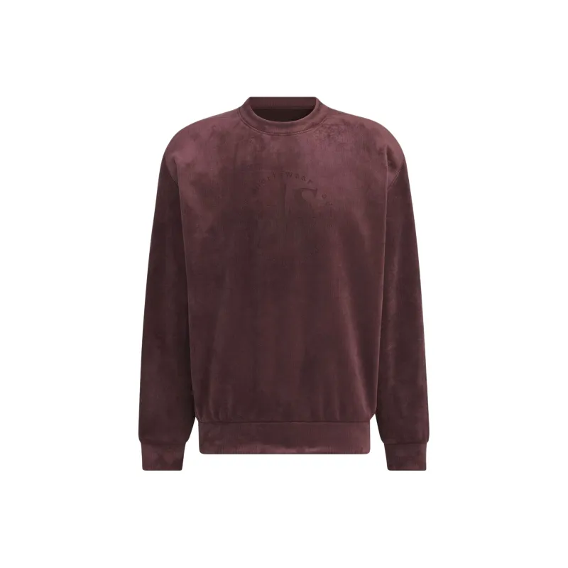 Adidas Sweatshirt Unisex Dark Gray Brown-0