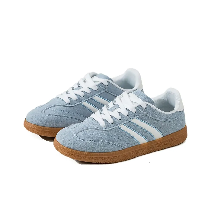 Dafu Leaps Forward Wear resistant And Lightweight Low Top Skateboard Shoes Women's Light Blue-1