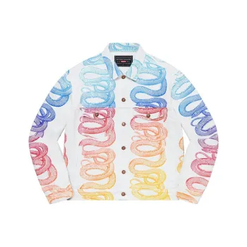 Supreme Hysteric Glamour Snake Denim Trucker Jacket