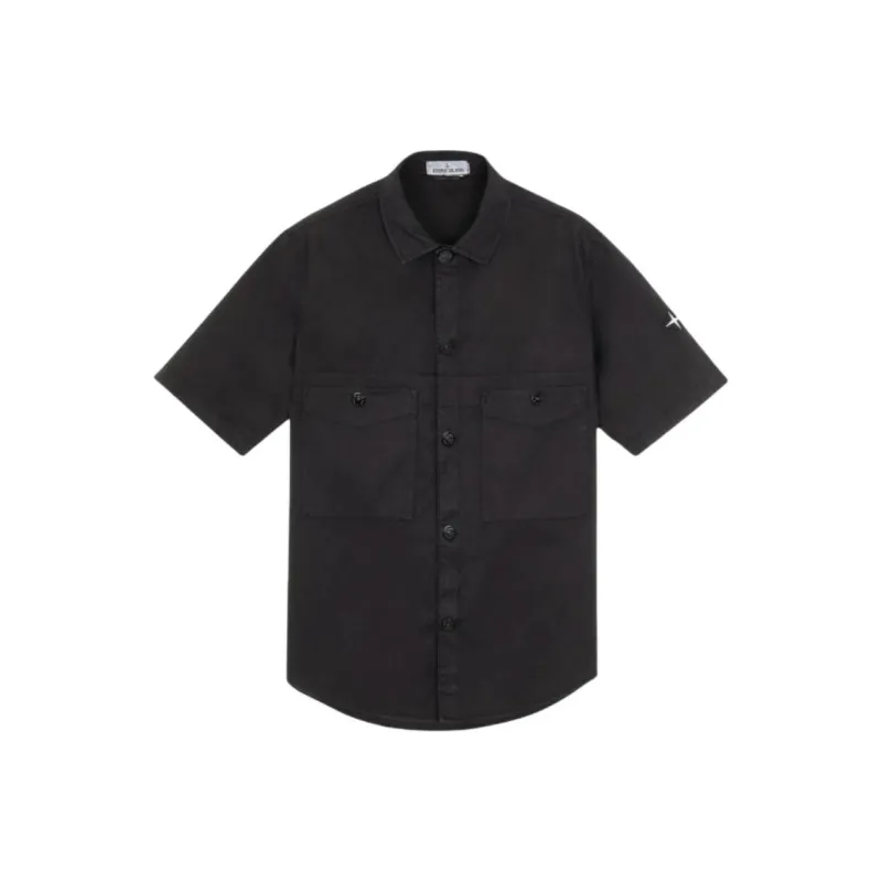 STONE ISLAND Shirts Men Black-0