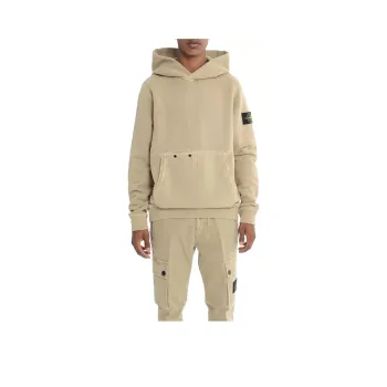 STONE ISLAND Long Sleeved Compass Patch Hoodie
