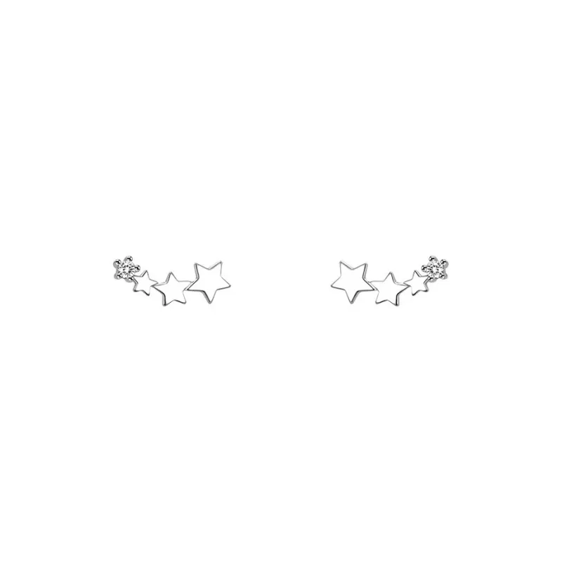 KiNGZiT S925 Silver Stud Earrings Women's-0