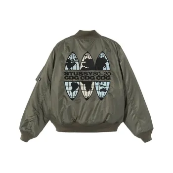 Stussy X Comme Des Garçons MA 1 Jacket