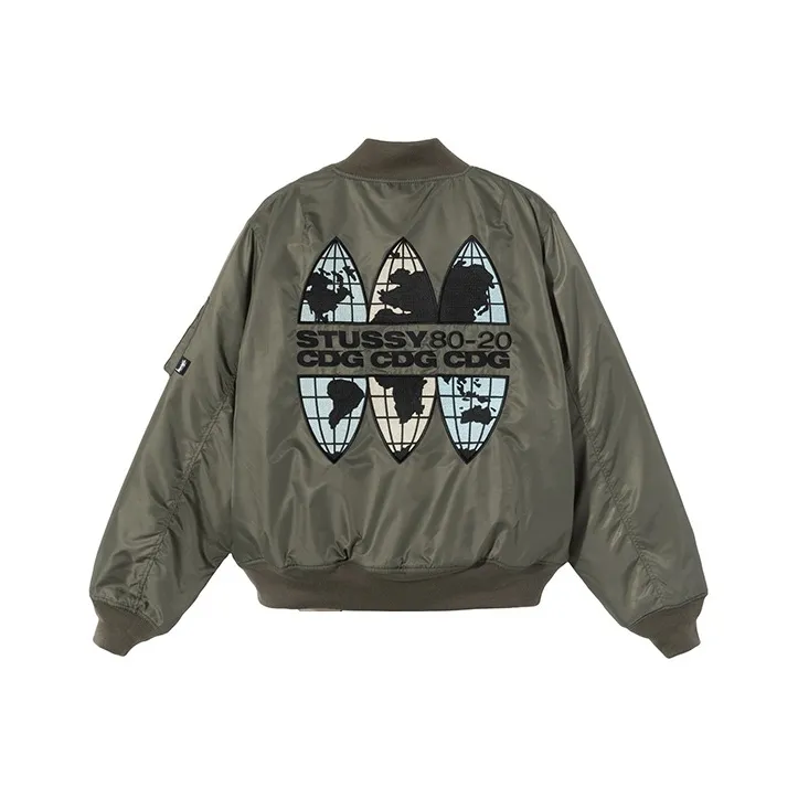 Stussy X Comme Des Garçons MA 1 Jacket-0