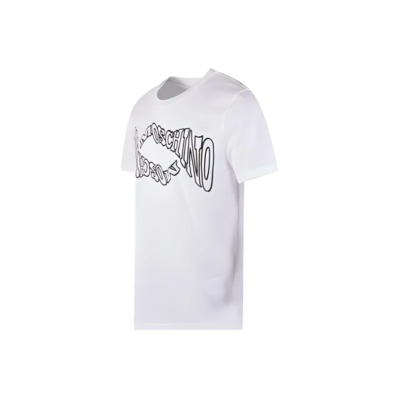 MOSCHINO T Shirts Men White-2