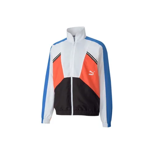 PUMA Jackets Men Blue