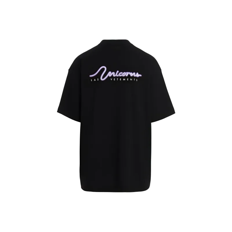 Vetements T Shirts Men Black-1