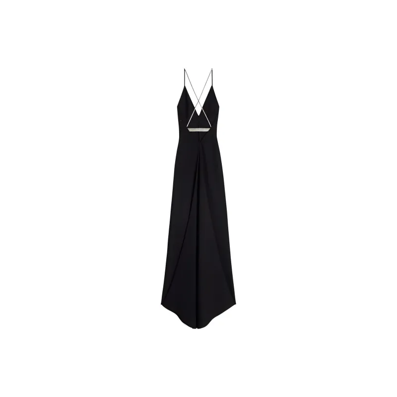 CELINE Sleeveless Dresses Women's Black-1