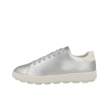 GEOX Spherica Abrasion Resistant Low Top Skateboard Shoes Women's Silver