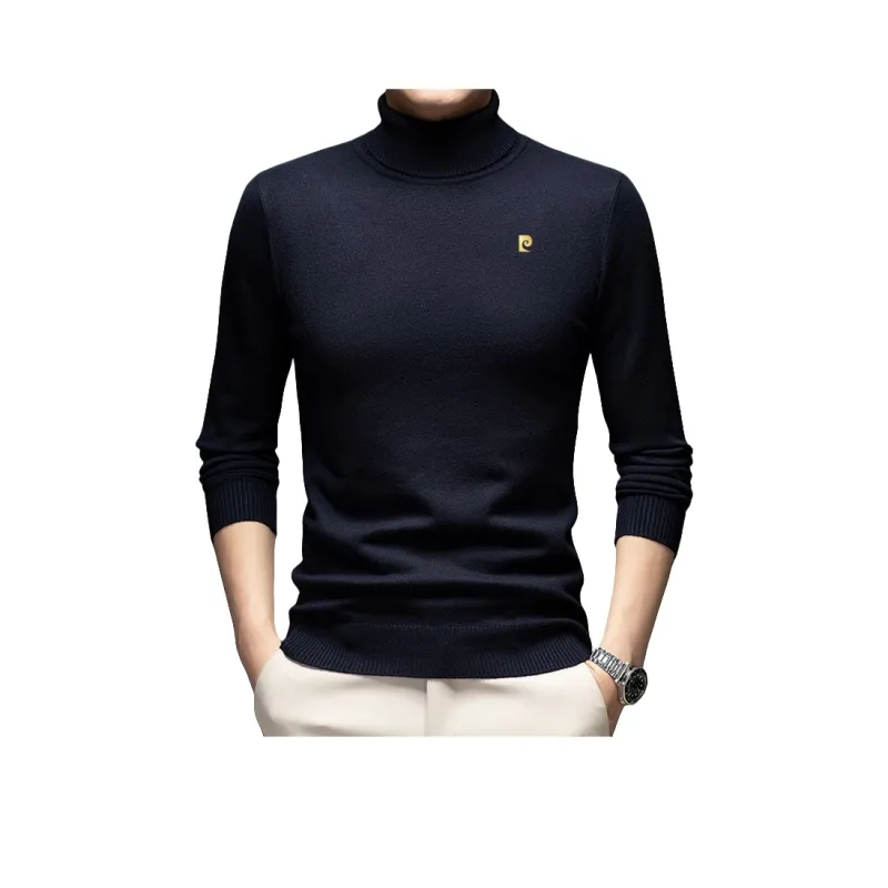 PIERRE CARDIN Sweater Men's Medium Gray-4