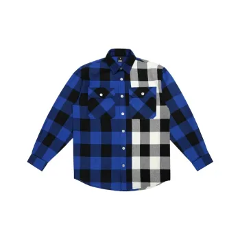 STNW Loose Fit Jacket Unisex Blue White Color Blocking