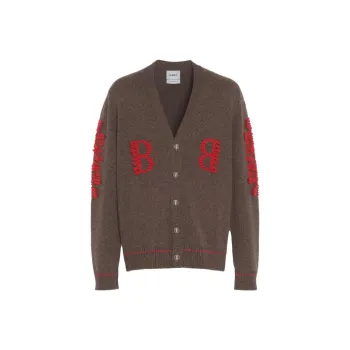 Barrie 3D knit Cashmere Cardigan