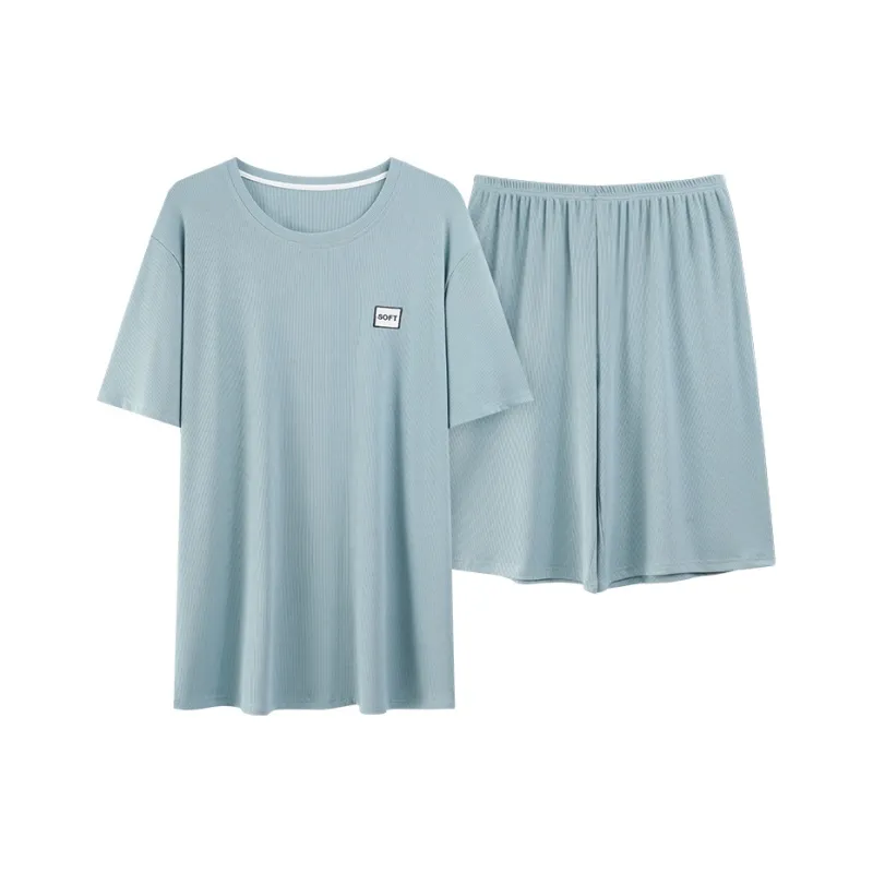 Close fitting Areas Pajama Set Men's-12
