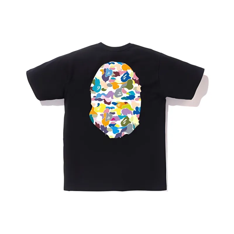 Bape Multi Camo Big Ape Head Tee-1