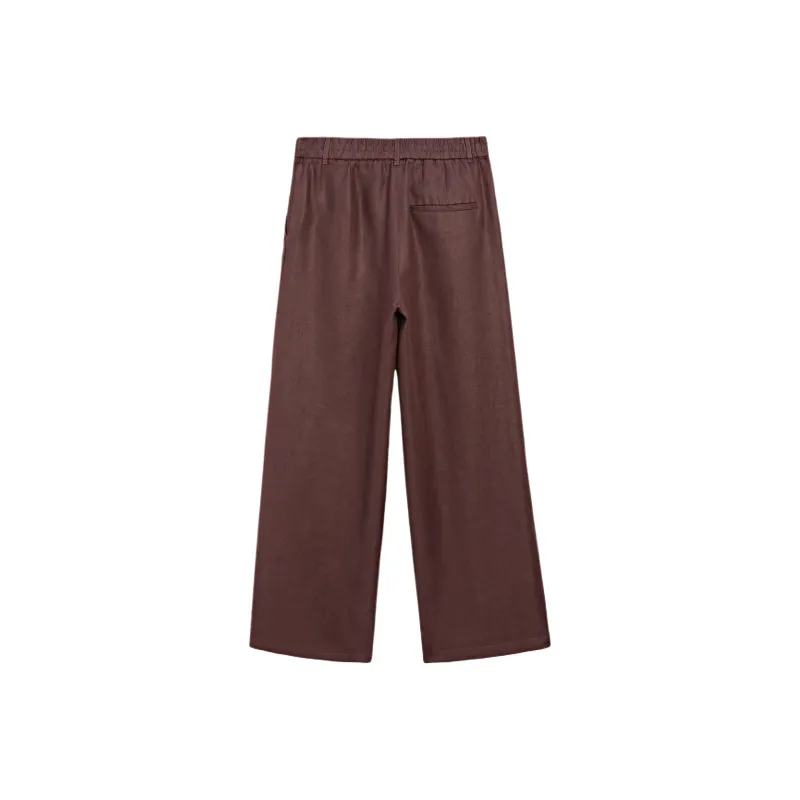 Massimo Dutti Casual Pants Women's Brown-1