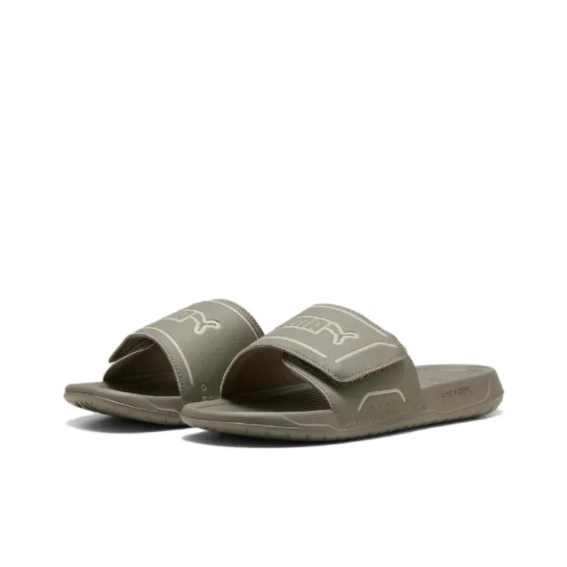 PUMA Slip Resistant Abrasion Resistant Slide Slippers Men's Green-3