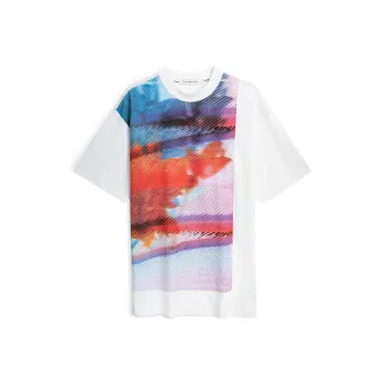 CALVIN KLEIN T Shirt Men's Moon White