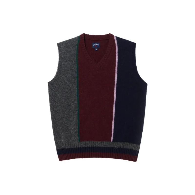 NOAH Shetland Block Sweater Vest-0