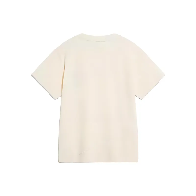 LiNing Sports Life Collection T Shirt Women's Light Antique Yellow-1