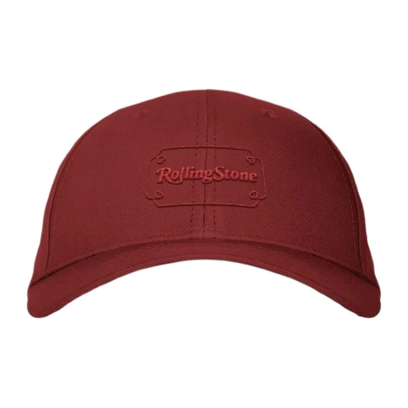 Rolling Stone Cotton Baseball Caps Unisex Red-1