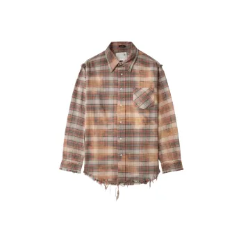 R13 Check-pattern Shirt