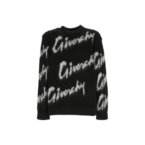givenchy director Intarsia Mohair Cardigan