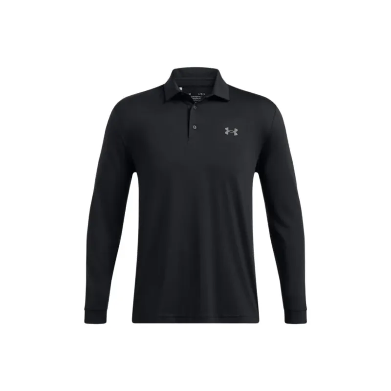 Under Armour Playoff Polo Shirt Men's Black/Castle Stone-0