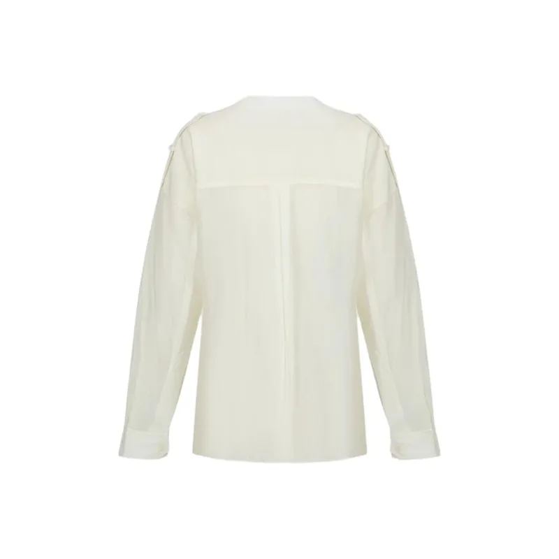 URBAN REVIVO Shirt Women's Beige Yellow-1