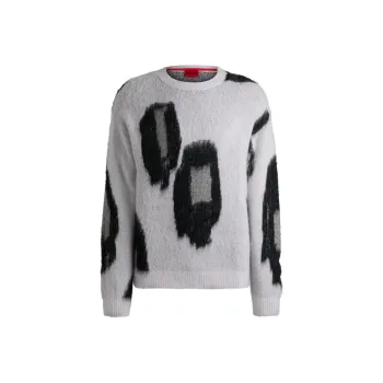 HUGO BOSS FW24 Sweater Men's White