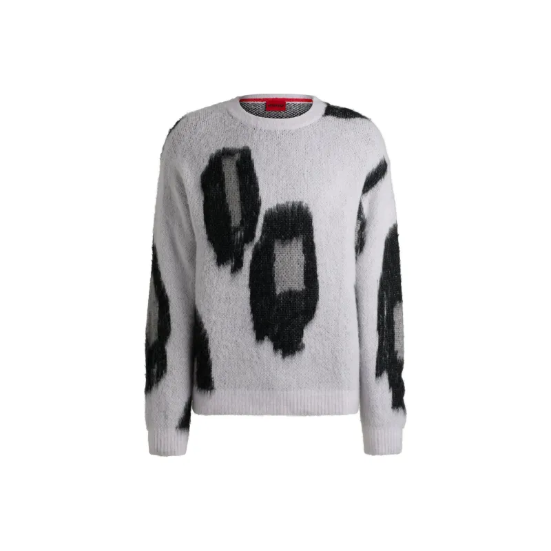 HUGO BOSS FW24 Sweater Men's White-0