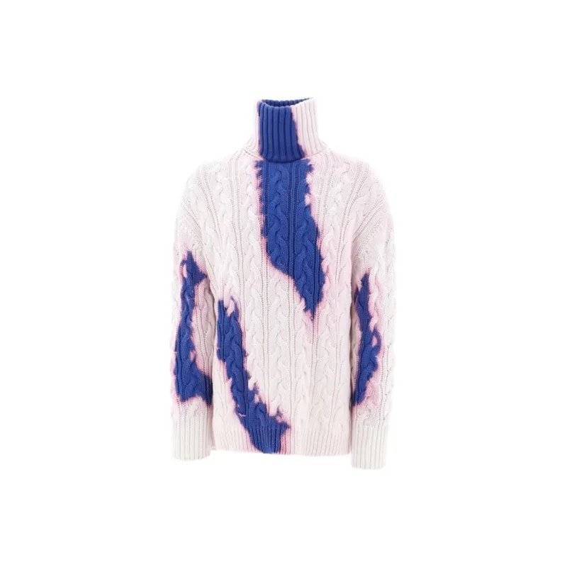 Balenciaga Bleached Turtleneck Sweater-0