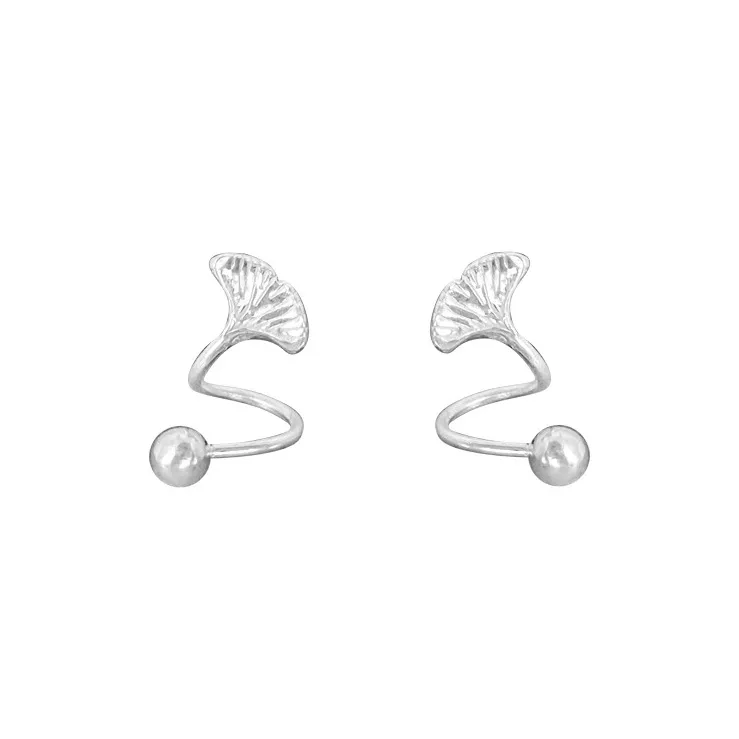 QUIET LOVE Sterling Silver Stud Earrings Women's-0