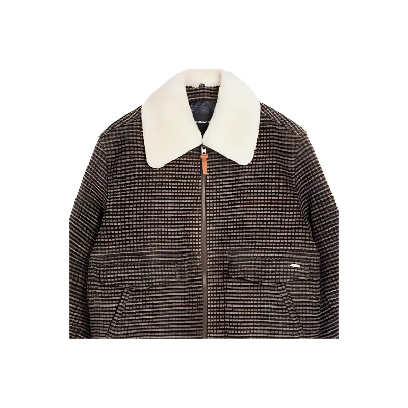 COACH SS23 Jackets Coats Men's Umber-4