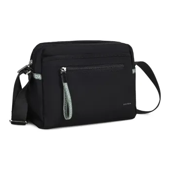 FIDO DIDO Oxford Crossbody Bag Medium Size Women's Multicolor