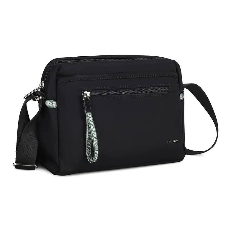FIDO DIDO Oxford Crossbody Bag Medium Size Women's Multicolor-0