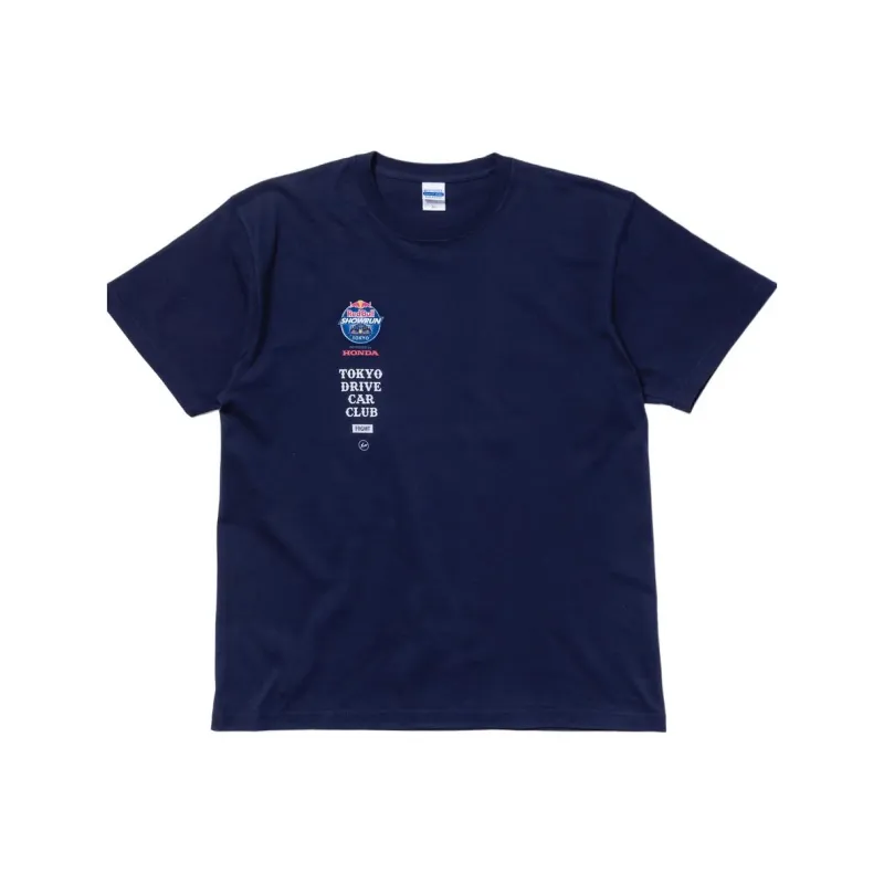 Fragment Design x Red Bull X HONDA/ X TokyoDrive SS25 T Shirt Unisex Dark Blue-1