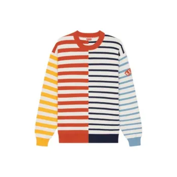 KENZO Logo print Striped Sweatshirt