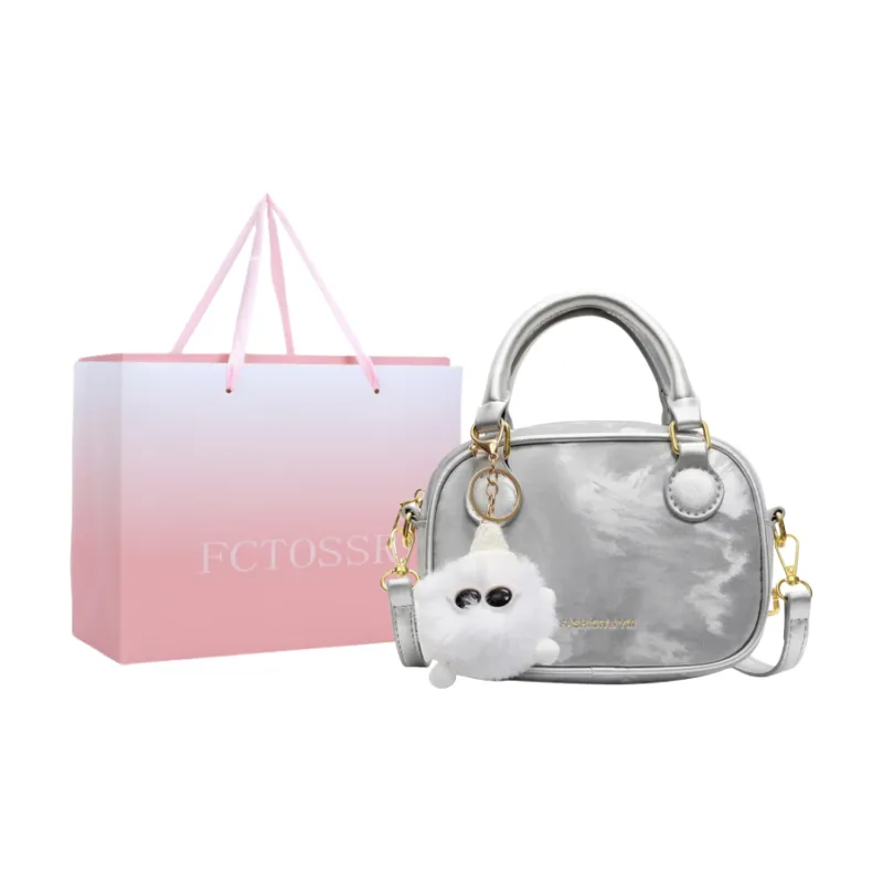 FCTOSSR Handbag PU Women's White/Silver/Pink/Black/Coffee-4