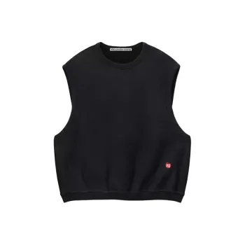 Alexander Wang Logo Printed Sleeveless Tank Top