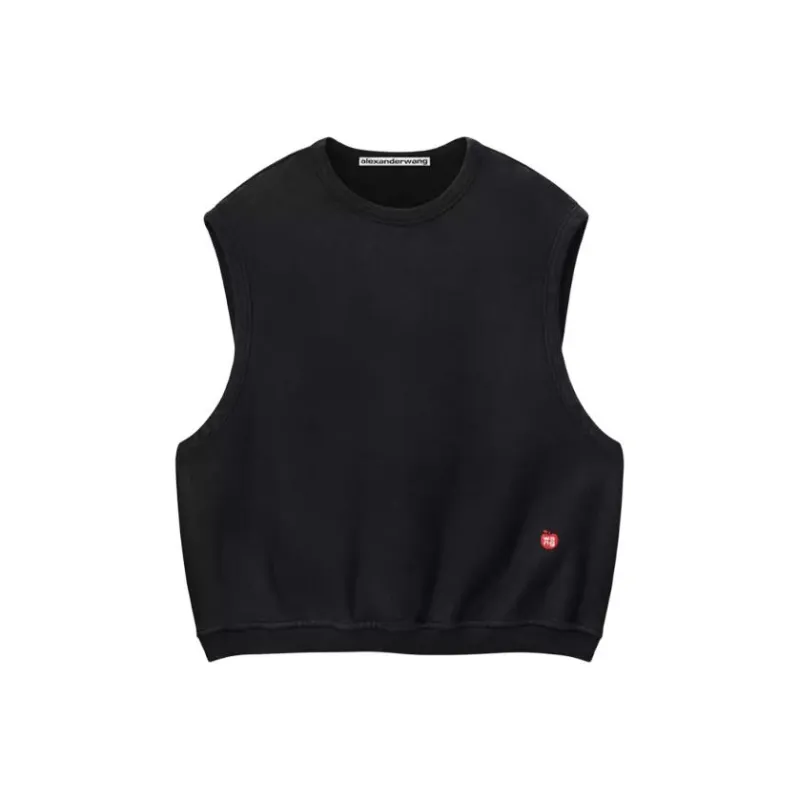 Alexander Wang Logo Printed Sleeveless Tank Top-0