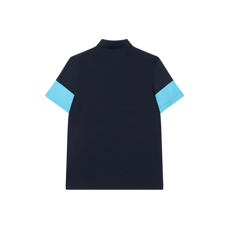 HUGO BOSS Logo Printed Ribbed Polo Shirt-1