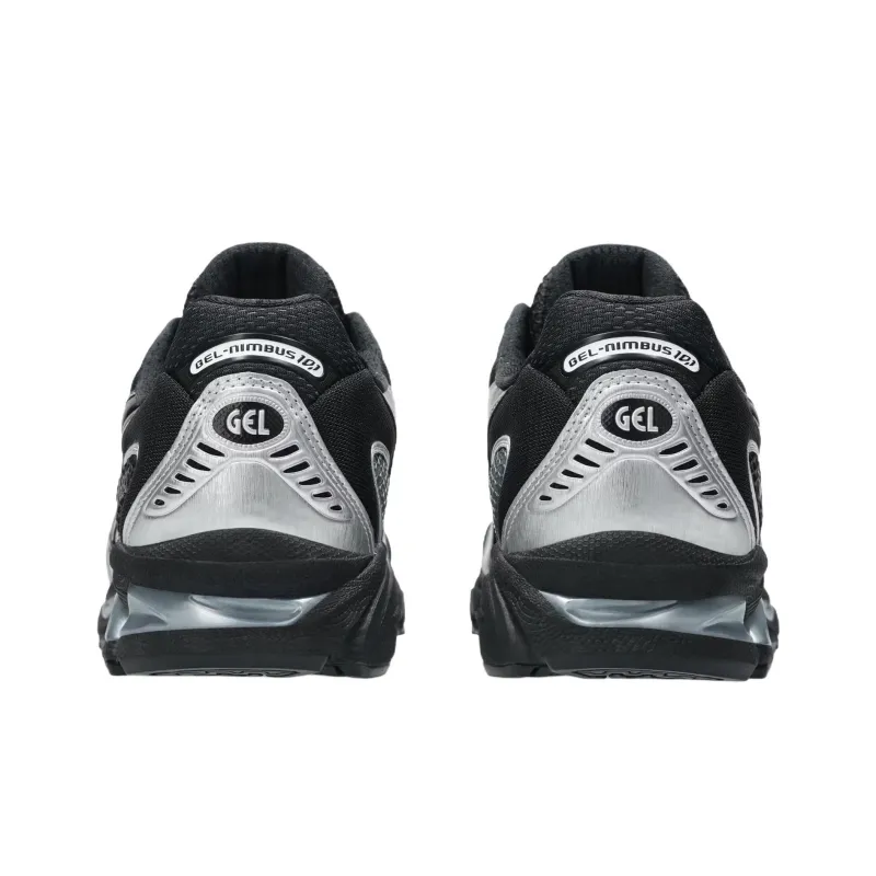Asics GEL Nimbus 10.1 Anti Slip Wear Resistant Low Top Casual Running Shoes Unisex Black Silver-5