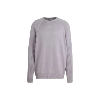 Adidas Originals Premium Knitted Sweatshirt Knitwear Men's Aluminum Gray