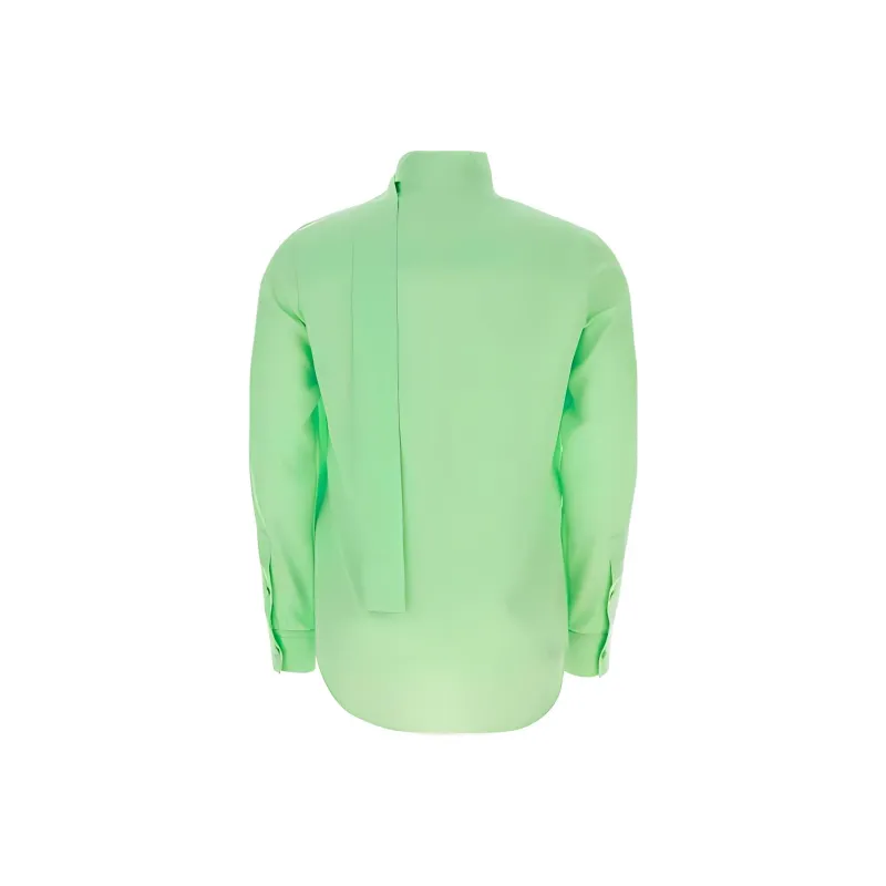 PRADA Long Sleeved Poplin Shirt-1